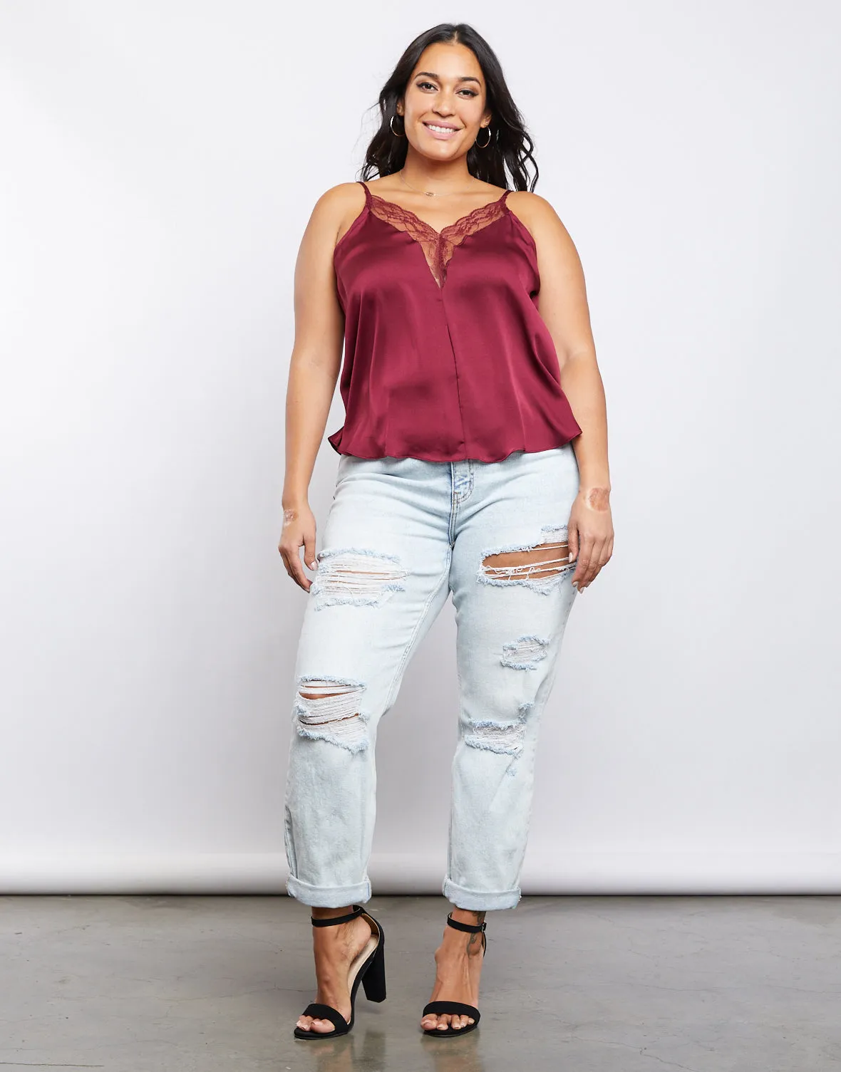 Plus Size Sleepless Nights Cami