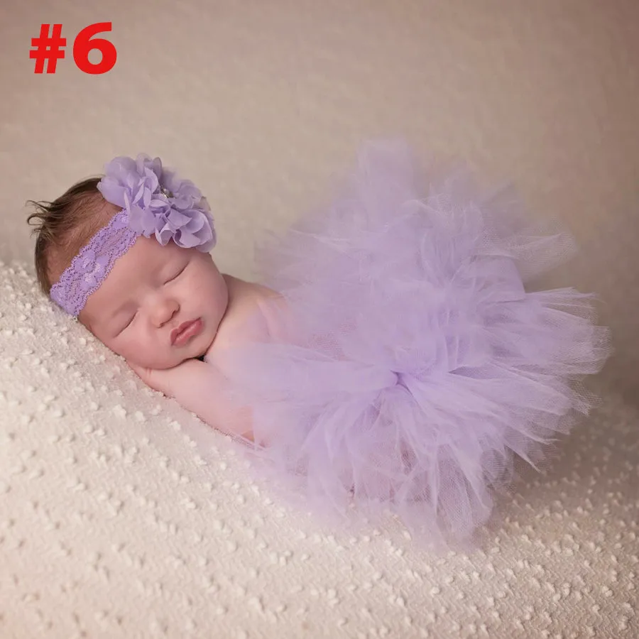 Princess Cranberry Tutu with Vintage Headband Newborn Photography Prop Tutu Skirt Baby Shower Gift TS078