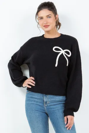 Ribbons Crewneck Sweater