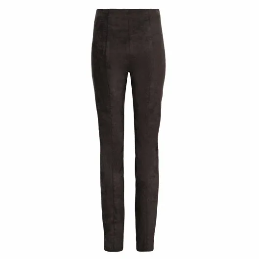 Robell Rose Trousers Faux Suede Black