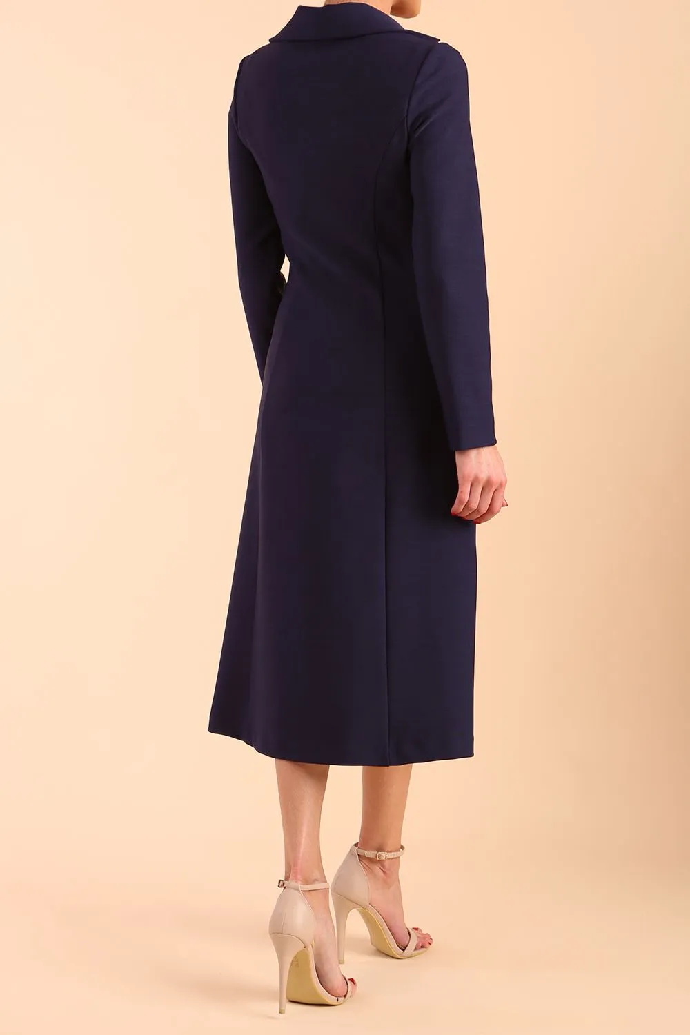 Seed Heston Long Sleeve Coat Dress