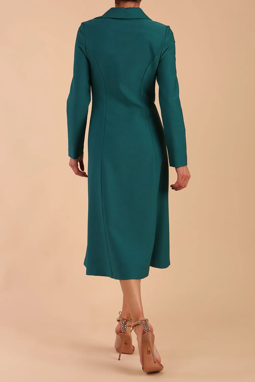 Seed Heston Long Sleeve Coat Dress