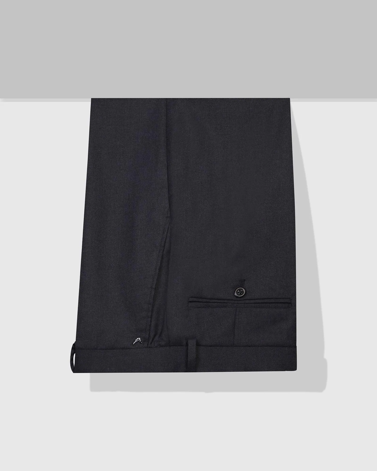 Slim Comfort B-95 Formal Navy Textured Trouser - Jimy