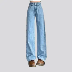 Street wide-leg jeans for women