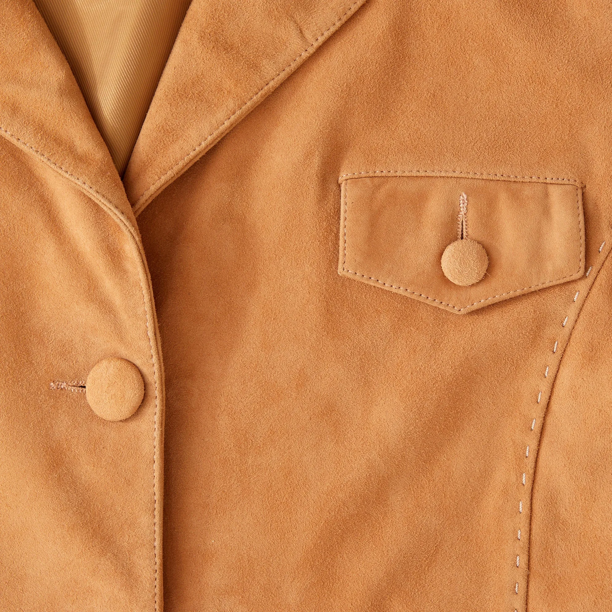 Suede Car Coat