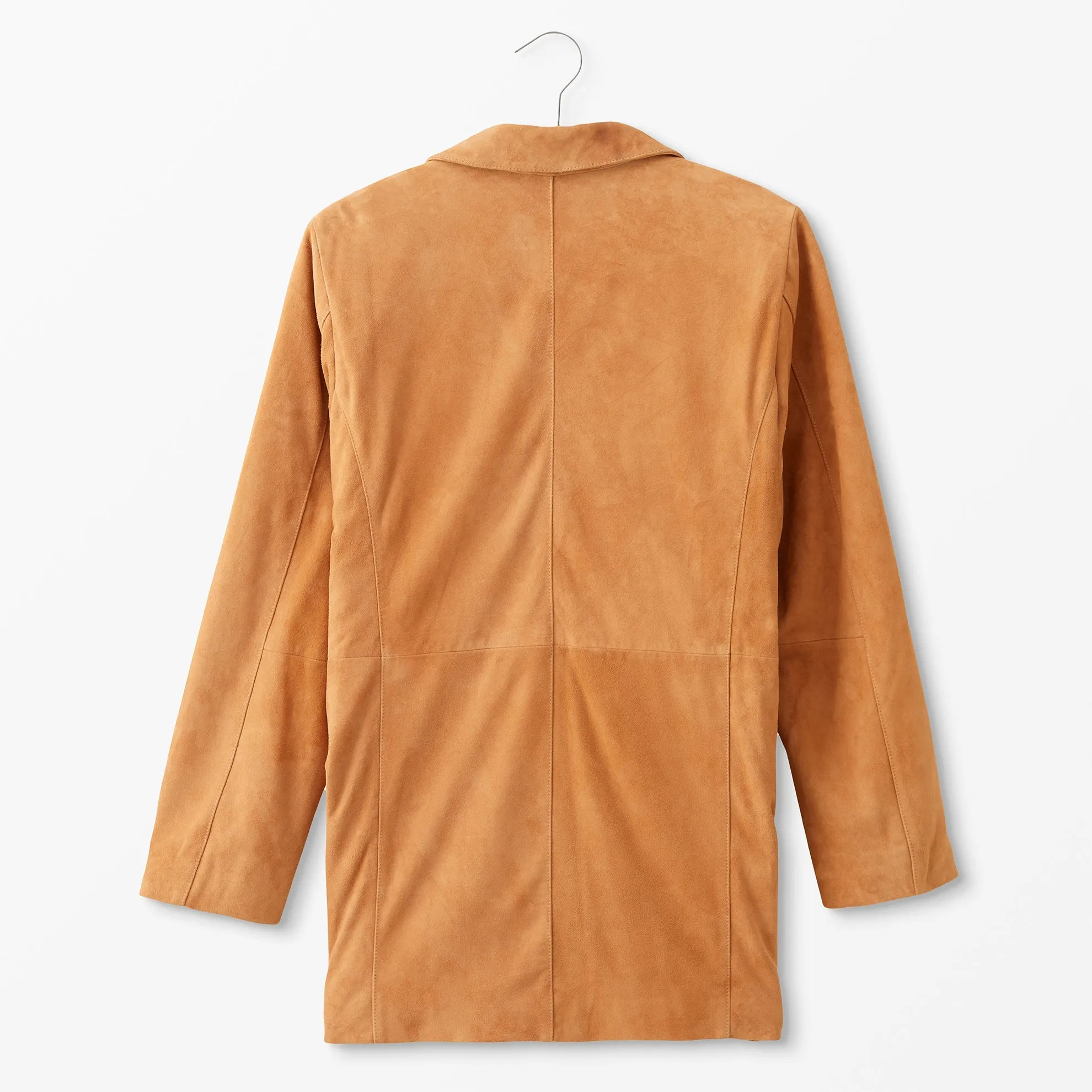 Suede Car Coat