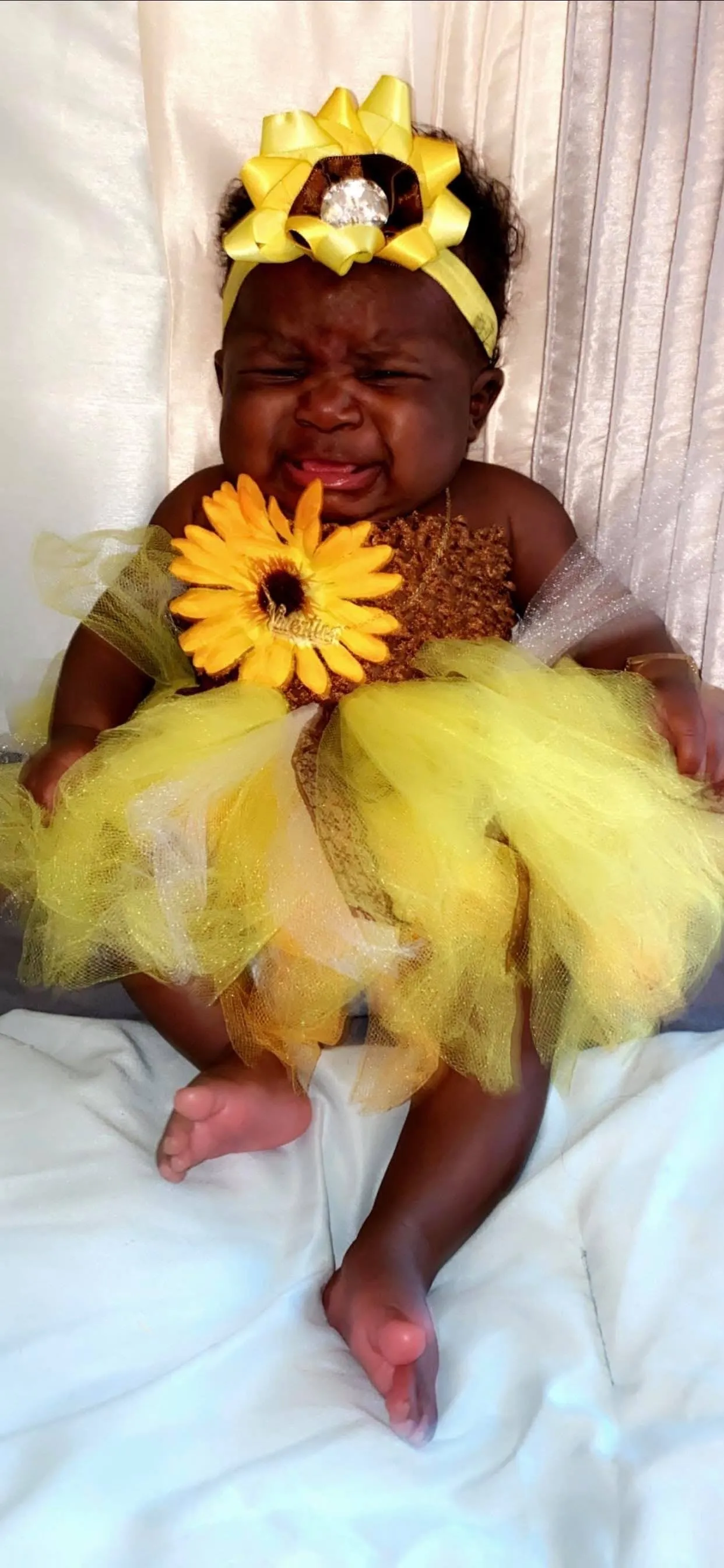 sunflower tutu dress(baby)