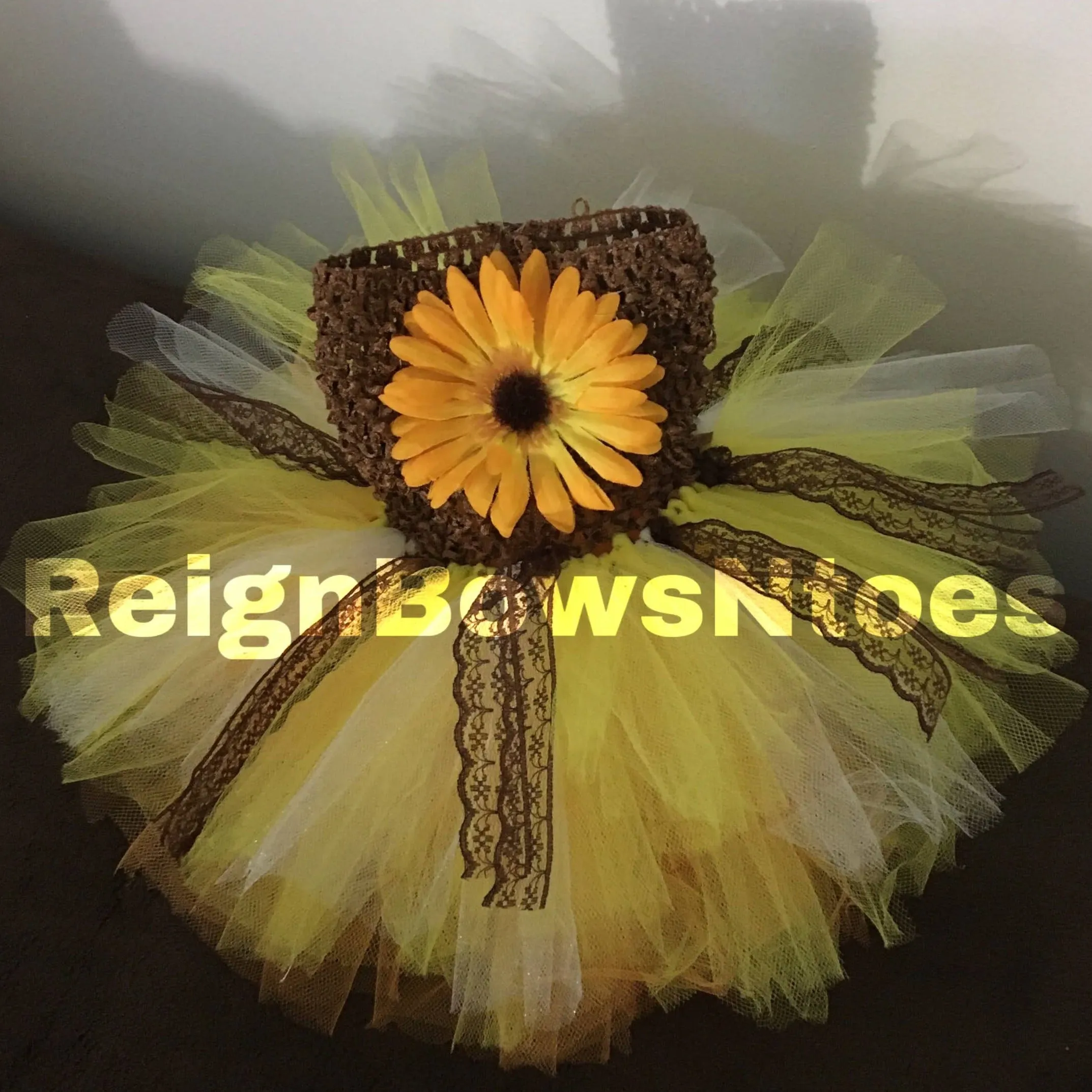 sunflower tutu dress(baby)