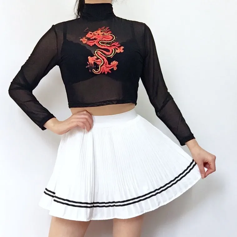 SUPER PLEATED TENNIS STYLE SKIRT WITH INNER SHORTS