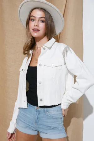 The Musgraves Denim Jacket in White