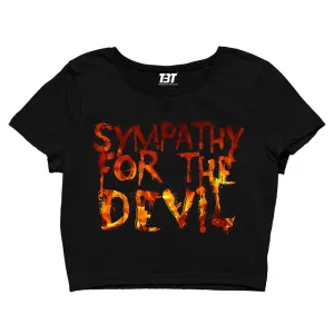 The Rolling Stones Crop Top - Sympathy For The Devil