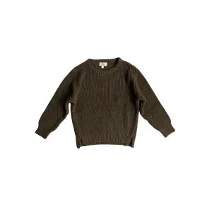 ﻿THE SIMPLE FOLK - The Essential Sweater - Olive