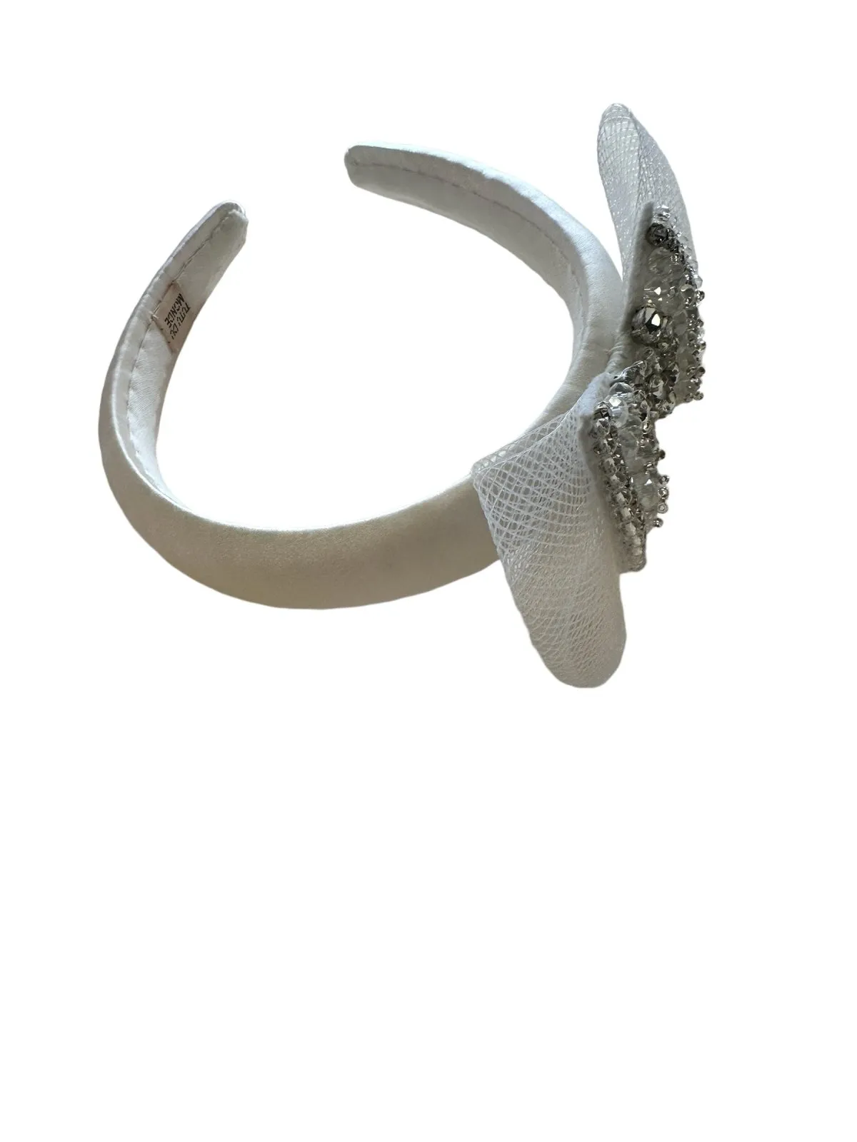 Tutu Du Monde Gem Bow Hair Band In Milk